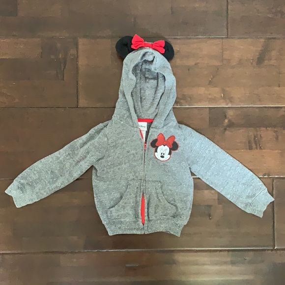 3T Minne Mouse zip up sweatshirt